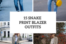 15 Outfits With Snake Print Blazers For Ladies