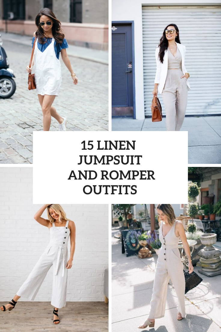 Outfits With Linen Jumpsuits And Rompers