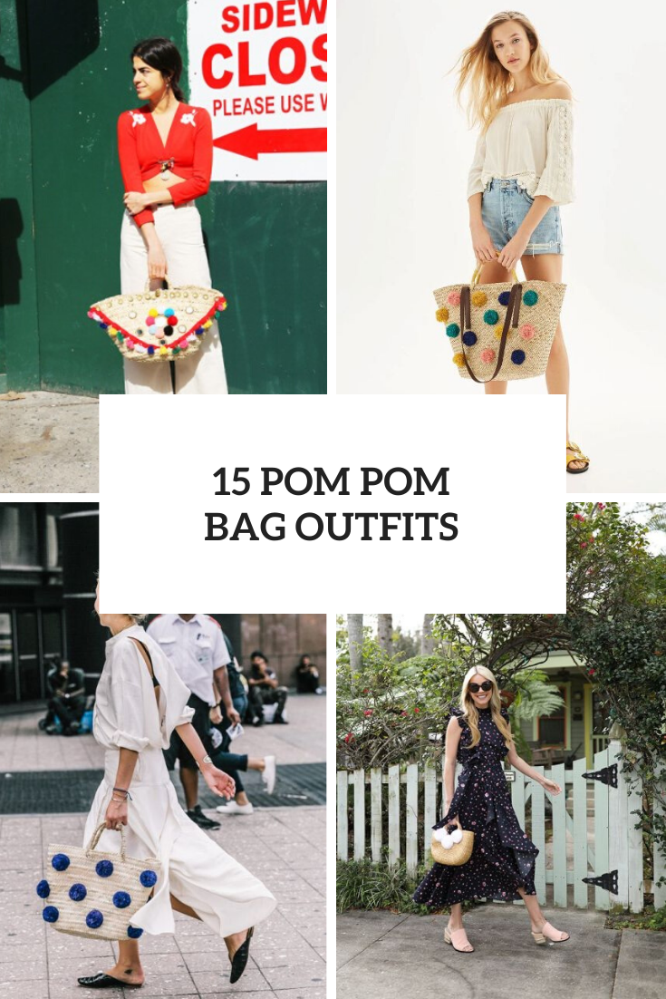 Comfy Outfits With Pom Pom Bags