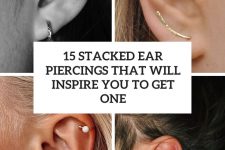 15 stacked ear piercings that will inspire you to get one cover