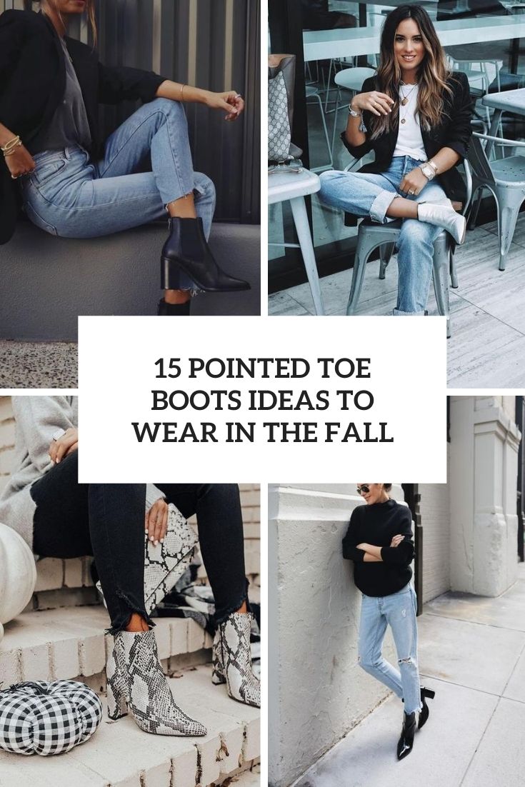 pointed toe boots ideas to wear in the fall cover