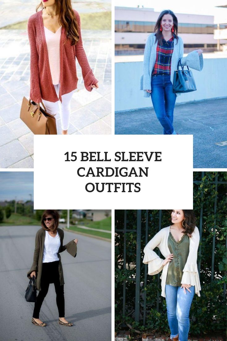15 Looks With Bell Sleeve Cardigans