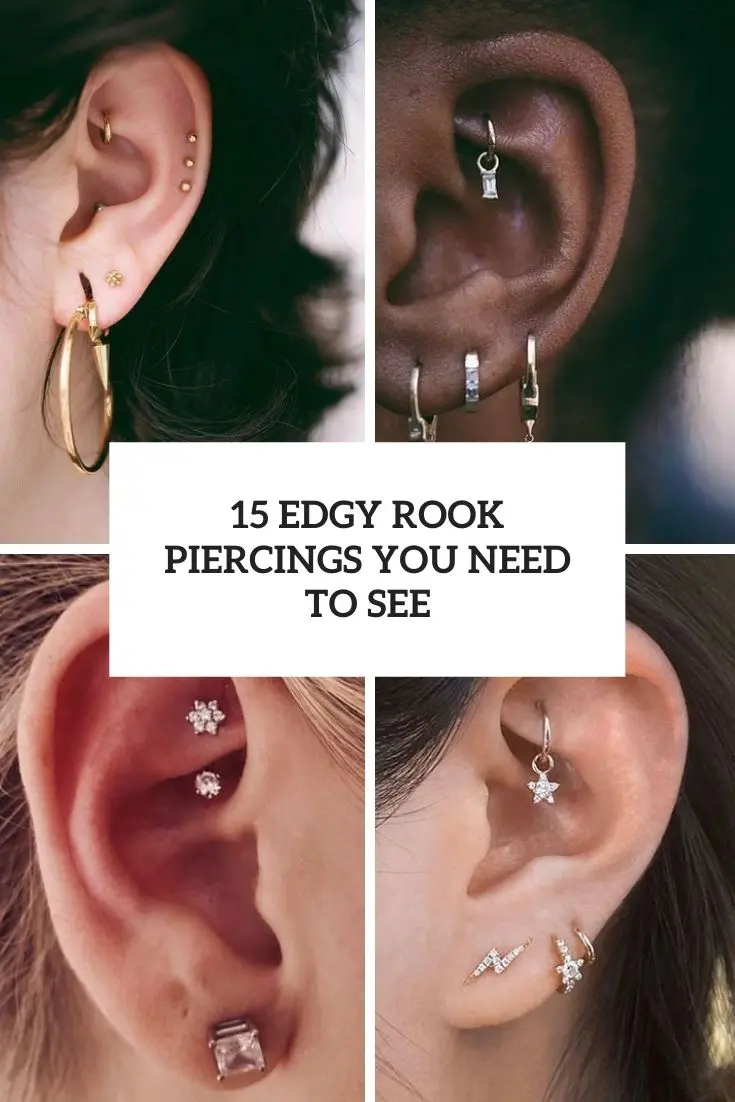 15 Edgy Rook Piercings You Need To See