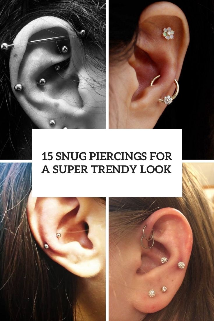15 Snug Piercings For A Super Trendy Look