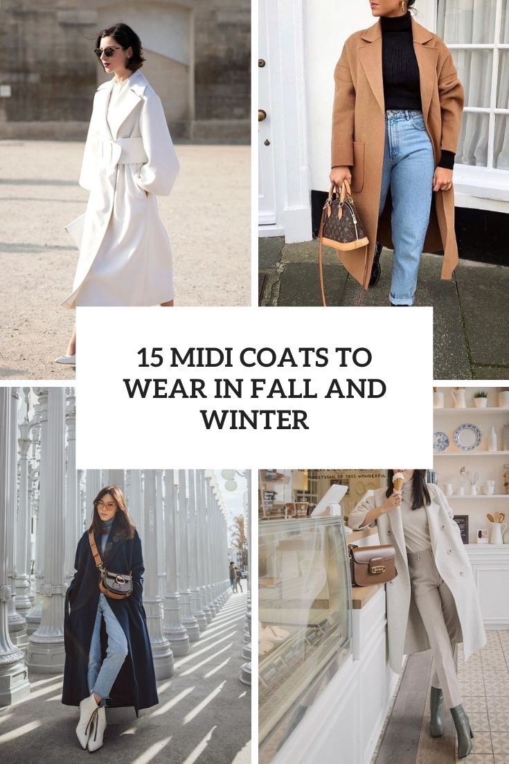 midi coats to wear in fall and winter cover