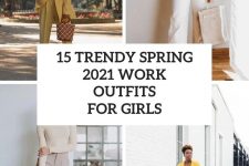 15 trendy spring 2021 work outfits for girls cover