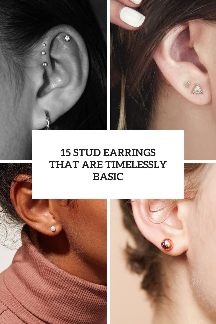 15 Stud Earrings That Are Timelessly Basic