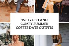 15 stylish and comfy summer coffee date outfits cover