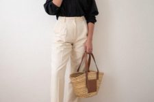a cute summer top handle bag for a stylish woman