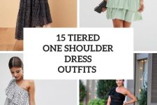 15 Outfits With Tiered One Shoulder Dresses
