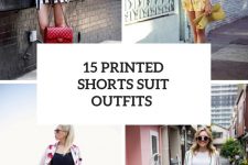 15 Outfits With Printed Suits With Shorts And A Blazer