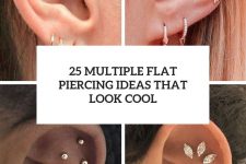 25 multiple flat piercing ideas that look cool cover