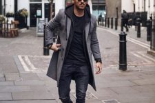 stylish men’s look for fall with a hoodie