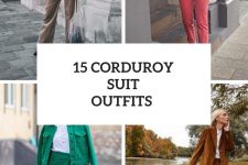 15 Women Outfits With Corduroy Suits