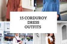 15 Wonderful Outfits With Corduroy Dresses