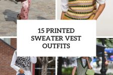 15 Looks With Printed Sweater Vests