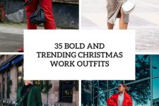 35 bold and trending christmas work outfits cover