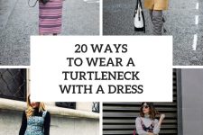 20 Ways To Wear A Turtleneck With A Dress