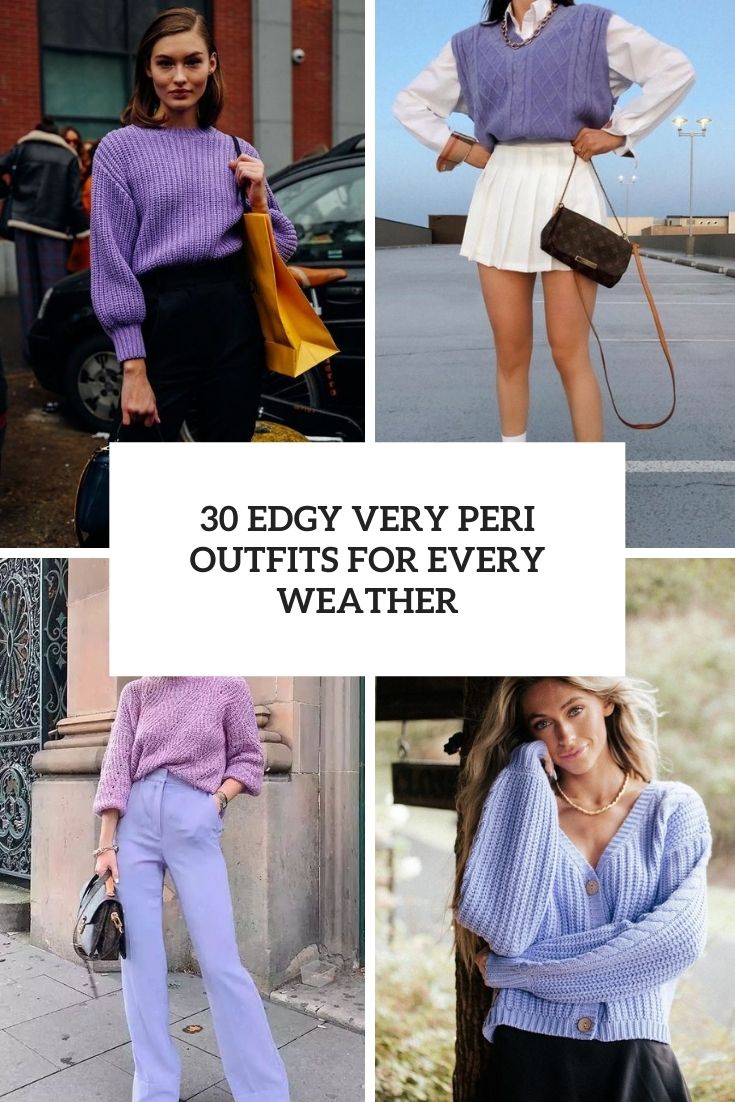 edgy very peri outfits for every weather cover