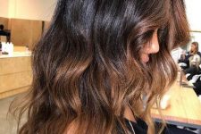 chestnut balayage could looks quite glam