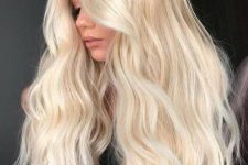 fabulous long wavy creamy blonde locks will make a chic statement and will make your stand out a lot