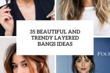 25 beautiful and trendy layered bangs ideas cover