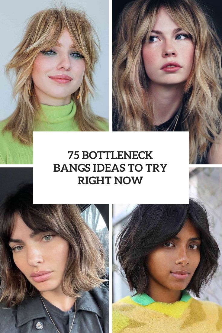 75 Bottleneck Bangs Ideas To Try Right Now