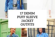 17 Outfits With Denim Puff Sleeve Jackets