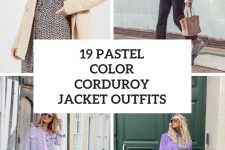 19 Looks With Pastel Color Corduroy Blazers And Jackets
