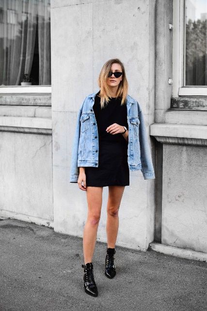 20 Spring Outfits With Patent Leather Ankle Boots - Styleoholic