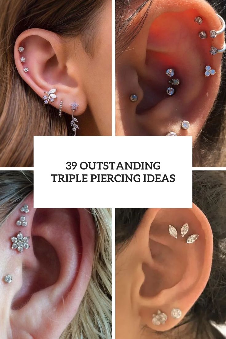 outstanding triple piercing ideas cover