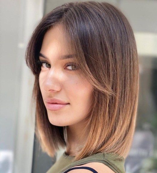 27 Trendy And Chic Long Bobs With Bangs - Styleoholic