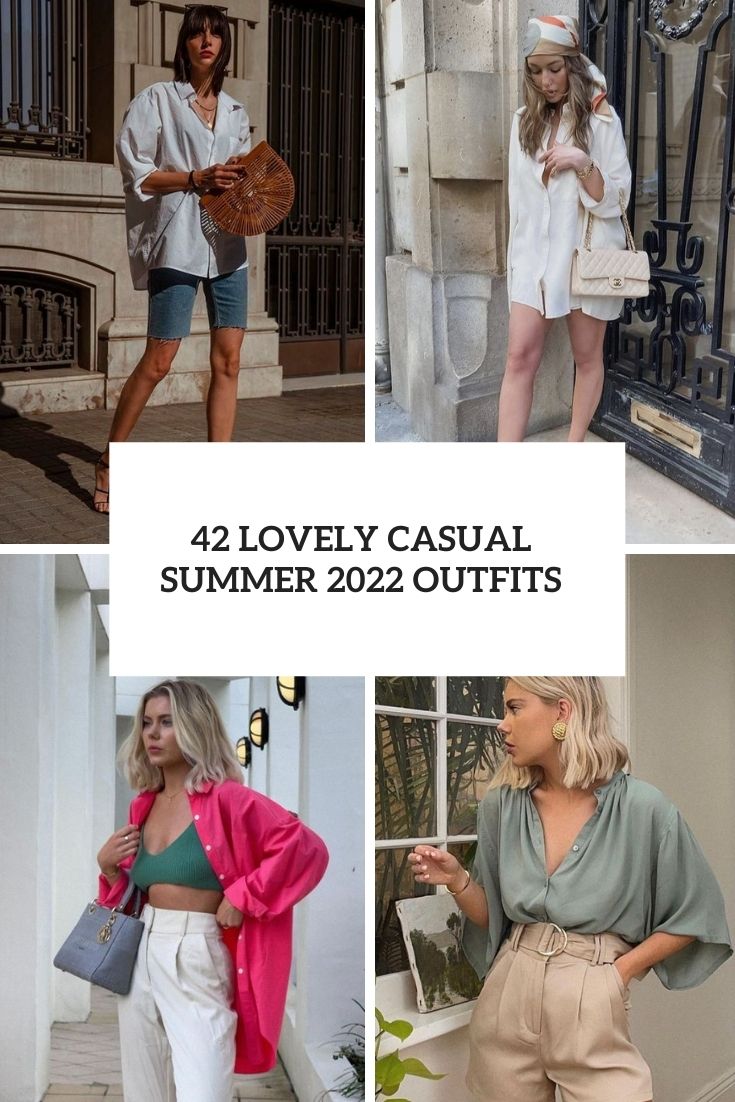 lovely casual summer 2022 outfits cover