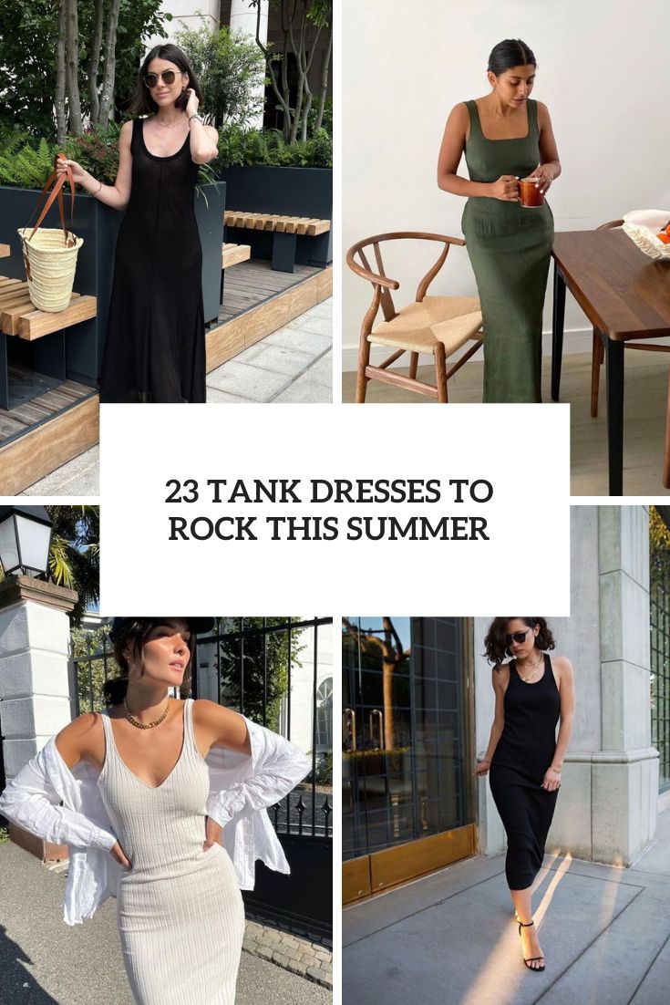 23 Tank Dresses To Rock This Summer