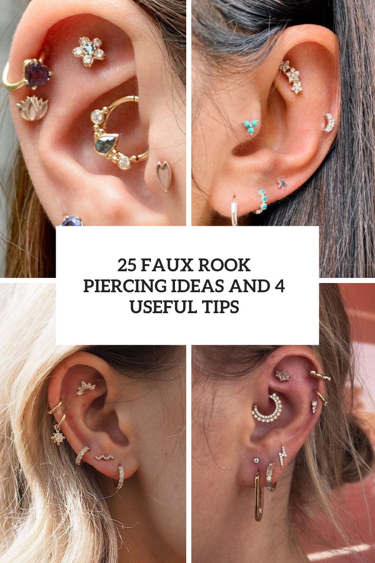 25 Faux Rook Piercing Ideas And 4 Useful Tips