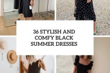 36 stylish and comfy black summer dresses cover