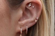 lovely double piercing combos