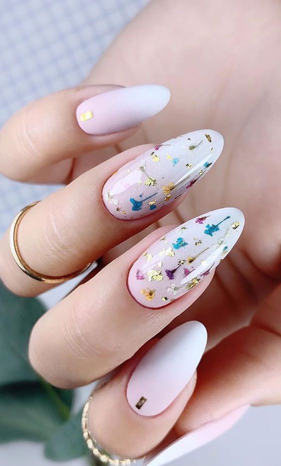 Decoration Dried Flowers Nails | Dry Flower Nail Art Decoration - 3d Flower  Nail - Aliexpress