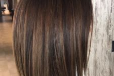 a lovely brunette balayage hairstyle