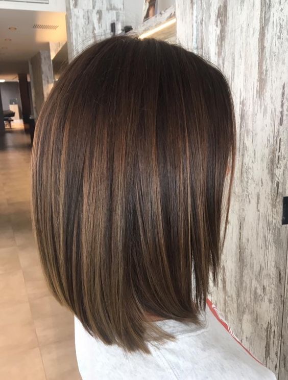 a lovely brunette balayage hairstyle