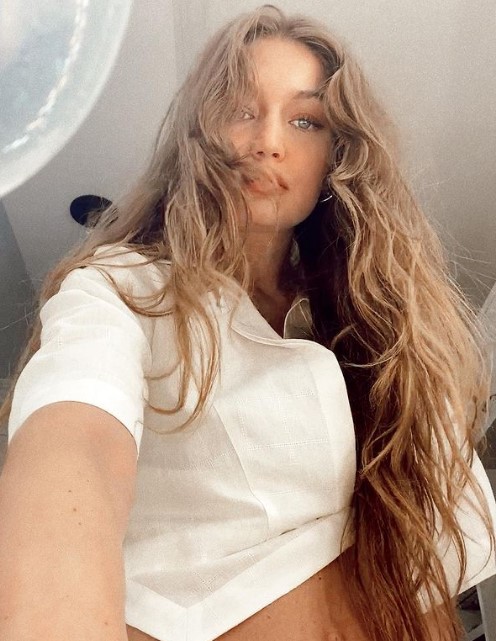 Gigi Hadid is the master of ultra-long locks and perfectly highlighted shades, and this season she's wearing mousy brown