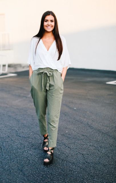How to Wear Paperbag Pants So You Look Chic This Spring - Posh in Progress