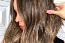 update a plain brown base with caramel babylights to make your hair feel like fall