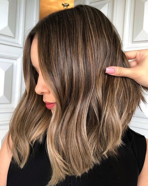 update a plain brown base with caramel babylights to make your hair feel like fall