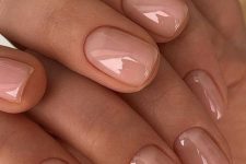 34 glossy and absolutely nude shoes nails are a perfect solution for any season and any time, they look amazing with anything