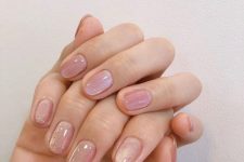 a lovely and chic blush velvet manicure is a lovely idea for any occasion, with a catchy touch to your look