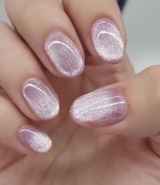 lilac velvet nails are a gorgeous girlish solution that will add interest and a delicate touch of color to your look