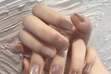 nude velvet nails are a fresh take on classics, you get timeless nude nails but with a fresh and bold modern touch