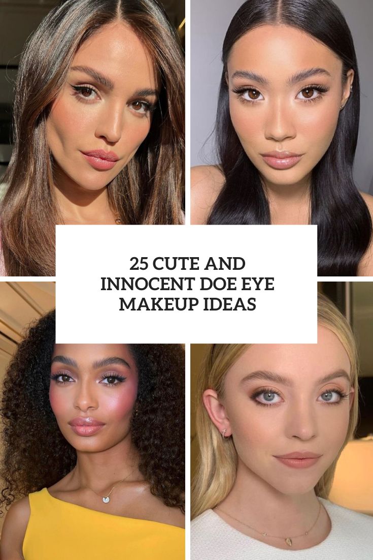 cute and innocent doe eyes makeup ideas cover