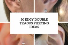 30 edgy double tragus piercing ideas cover